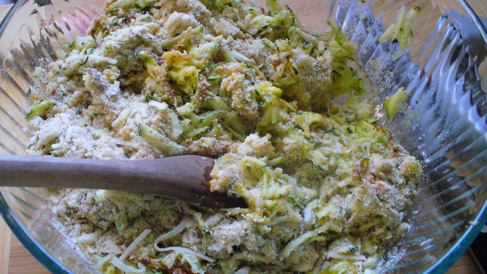 Zucchini Cakes or AKA, Vegetarian "Crab" Cakes Family Balance Sheet