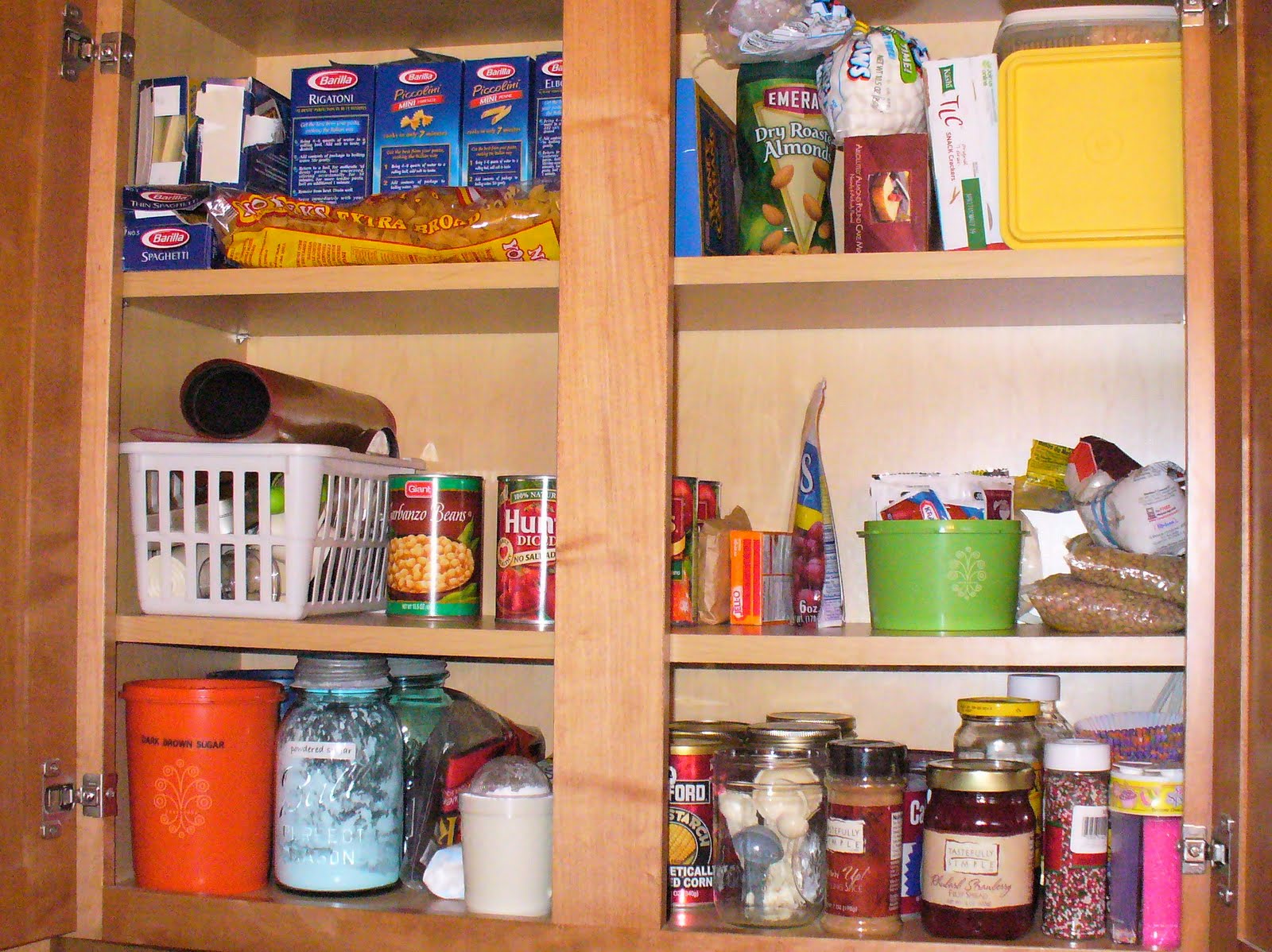 Seven Steps To An Organized Pantry or Food Cupboards Family Balance Sheet
