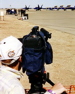 Mark Schulze Videotapes Blue Angels Blue Angels 50th Anniversary, El Centro