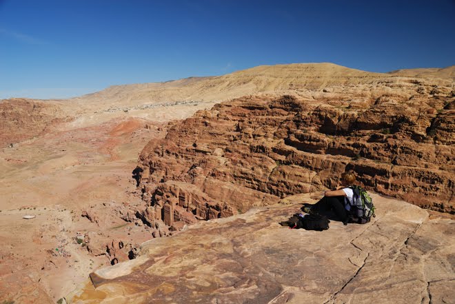 Petra a vista de pájaro