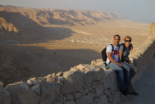 Desde la fortaleza de Masada
