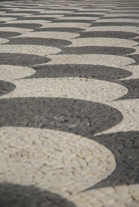 Mosaicos en los suelos de las calles