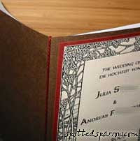 diy wedding program tutorial