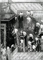 Fig. 48. Painting. Imam Zayn al-Abidin on pilgrimage in the Ka’aba