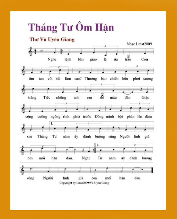 THÁNG TƯ ÔM HẬN