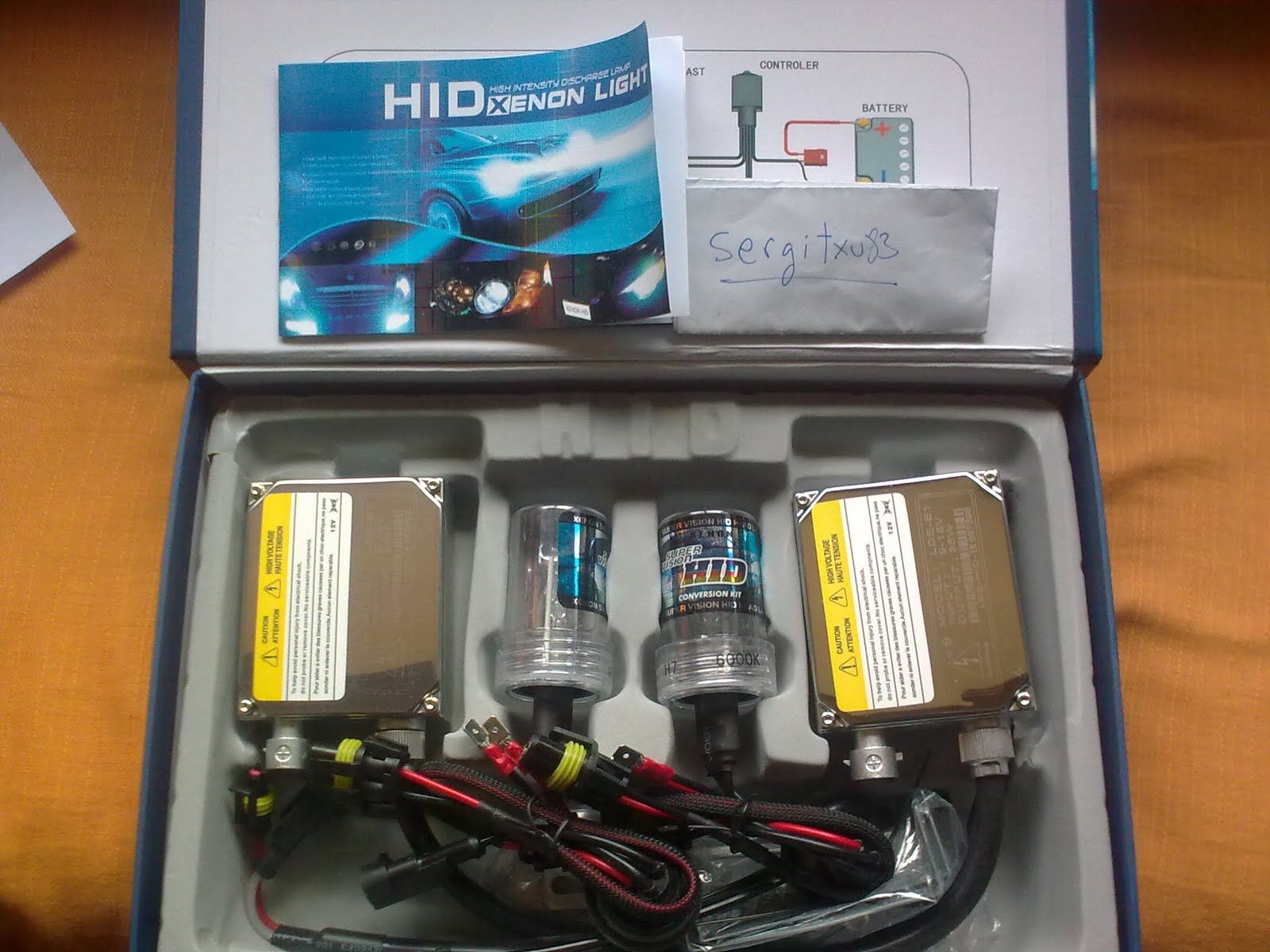 SPAIN ELECTRONICA ONLINE Kit Conversión XENON HID H1,H3,H4,H7 6000K