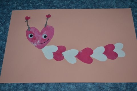 The Active Toddler: Easy Kid Valentine Craft or Cards - Love Bugs
