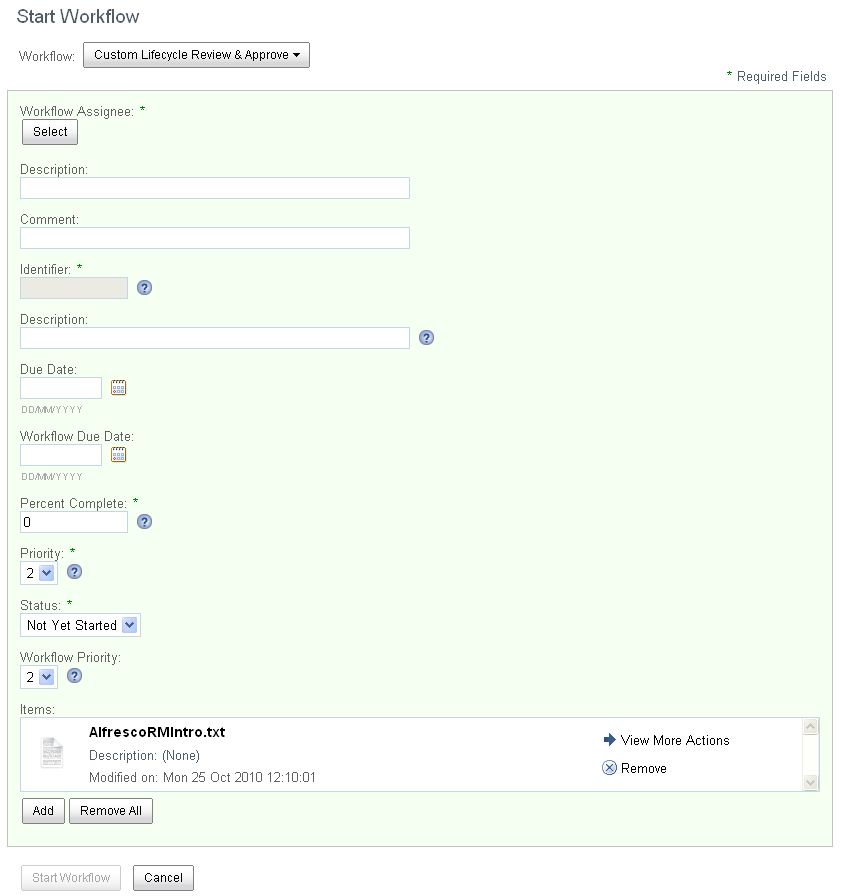survey sample showing product