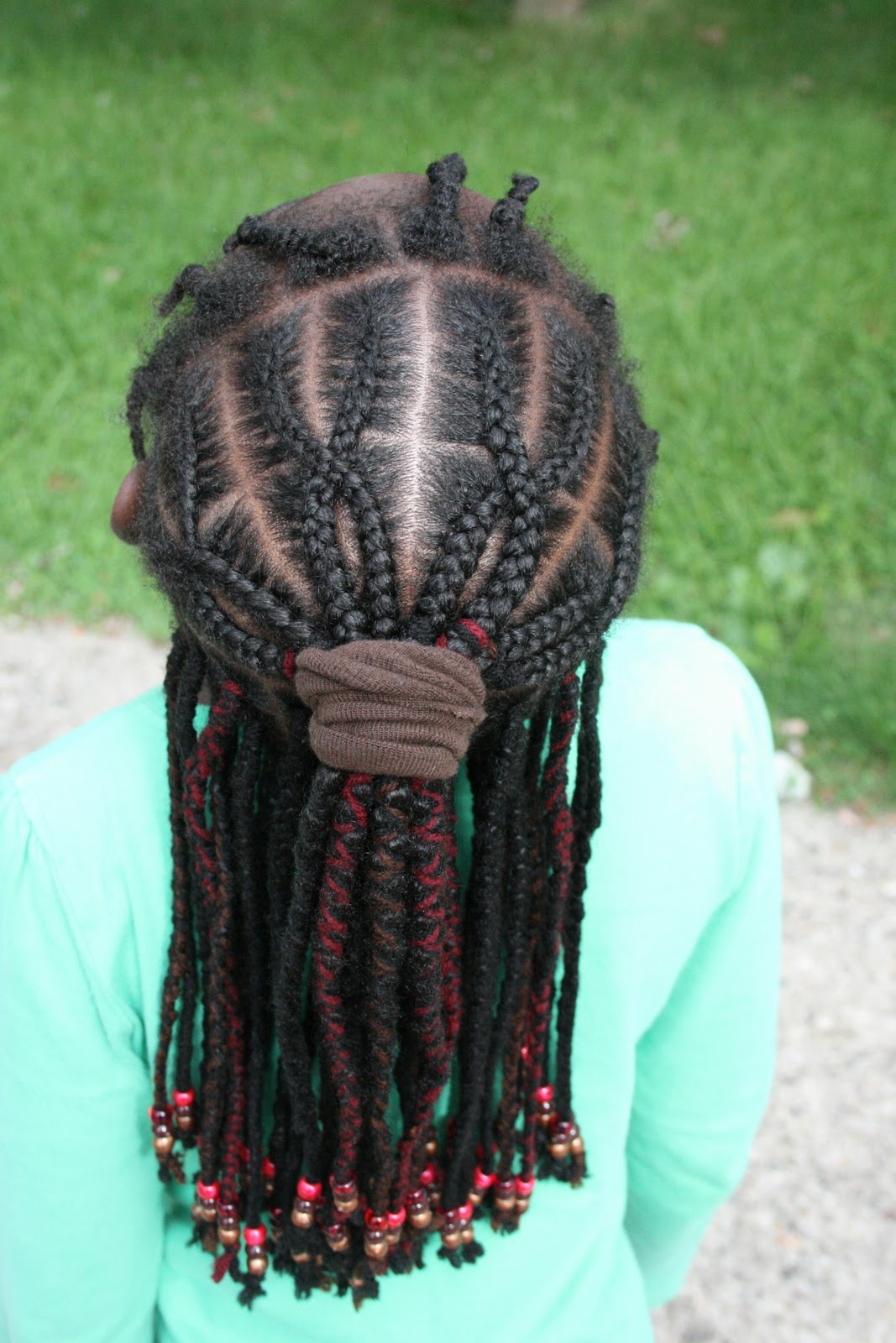 Keep Me Curly! Fall Inspired Yarn Braids