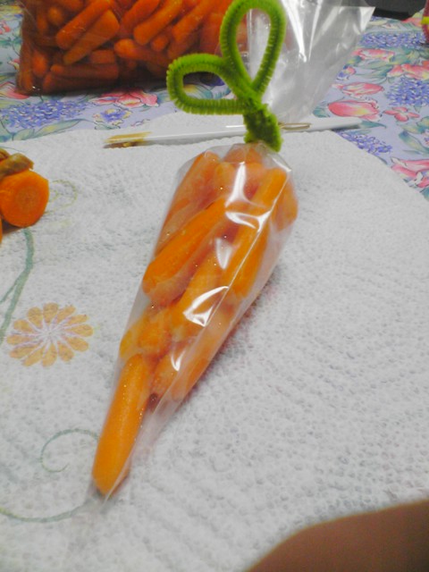 Healthy Classroom Carrot Snack Recipe Cute Edible Art for kids.