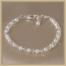 Freshwater Pearl and Crystal Bracelet
