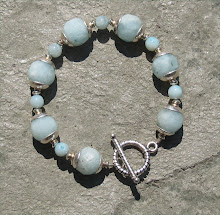 Faceted Amazonite and Silver