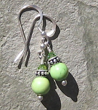 Green Turquoise and Bali Silver
