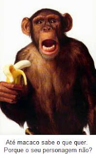 Jogo de macaco com banana