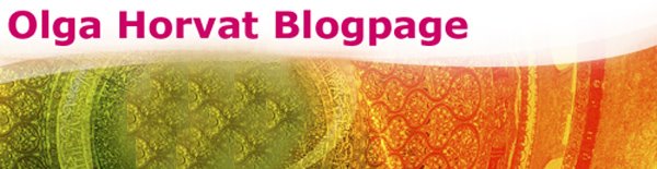 Olga Horvat's Blogpage