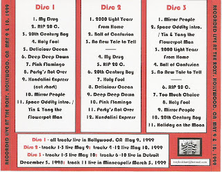 Bootleg Love & Rockets - Live at Roxy, Hollywood, 9 & 10 May 1999 (Bonus tracks from Detroit 1998 & Minneapolis 1999) Final Shows