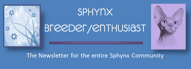 Sphynx Breeder/Enthusiasts Newsletter