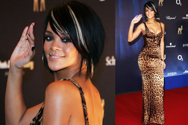 Rihanna Leopard Dress