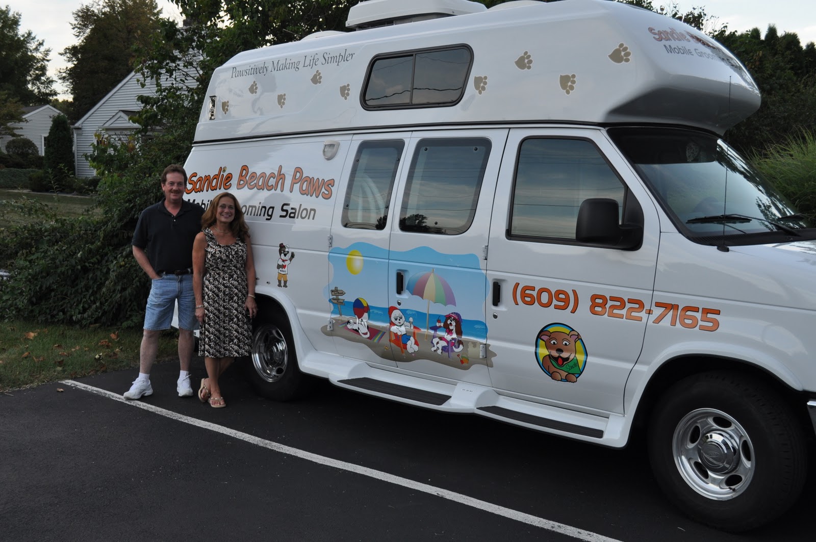 Margate New Jersey, Mobile Dog Groomer, Sandie Beach Paws