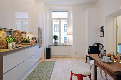 Decoración de casas pequeñas: Un apartamento de 46 metros cuadrados