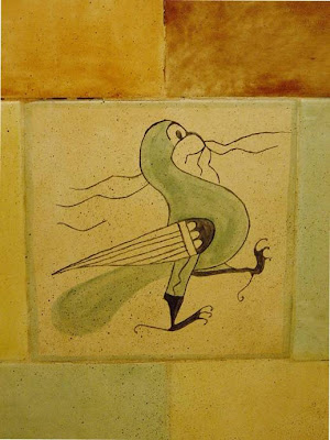azulejos de baño pintados, reciclado, restauración, hecho a mano