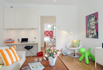 casa de 41,5 metros cuadrados, espacios pequeños, decoración de apartamentos pequeños