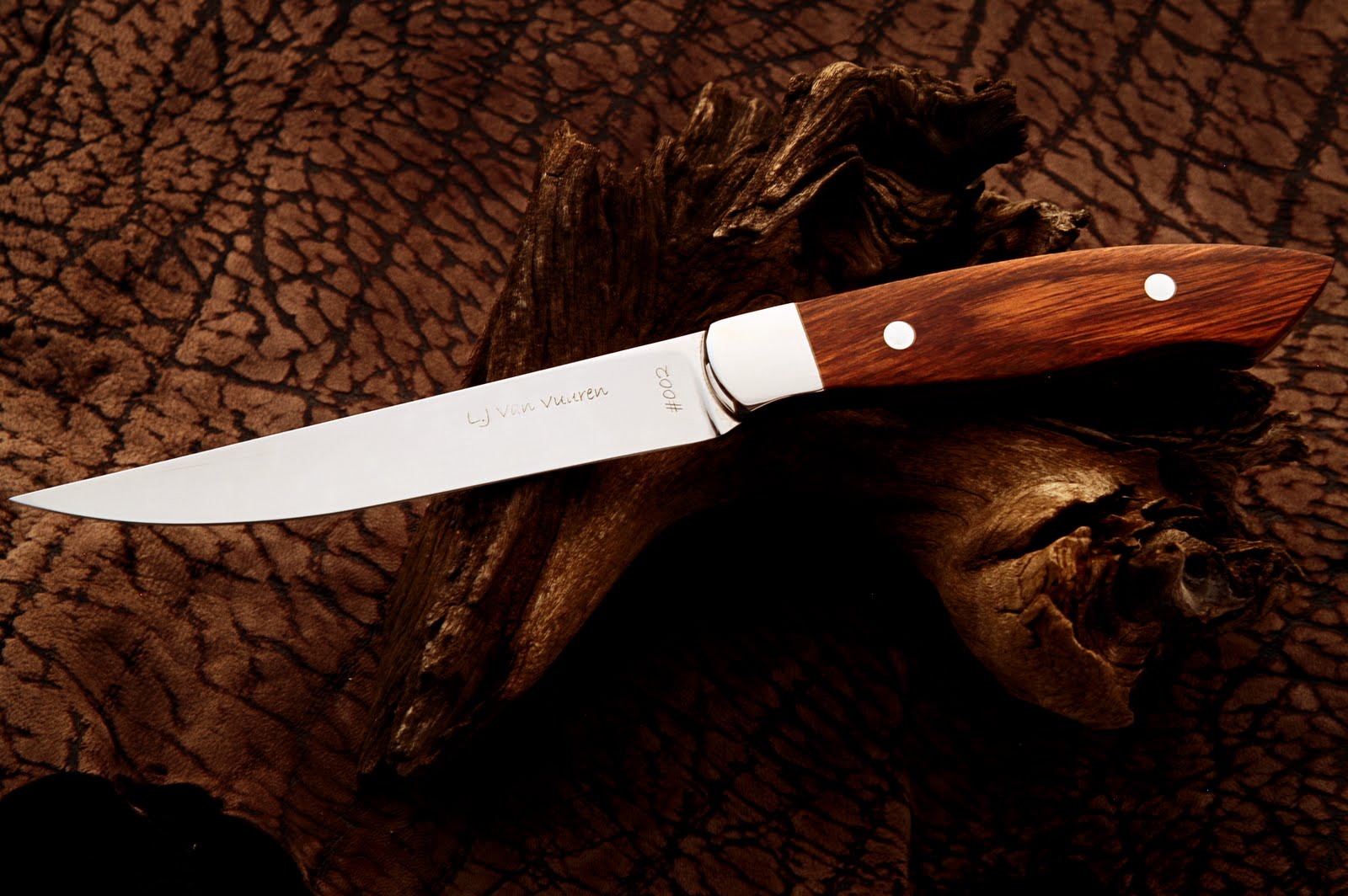 New Zealand Handmade Knives Gallery Bird and Trout Knives
