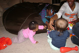 The kids playing at Aunt Nina's!