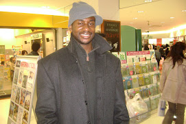 Andre at the mall in Japan