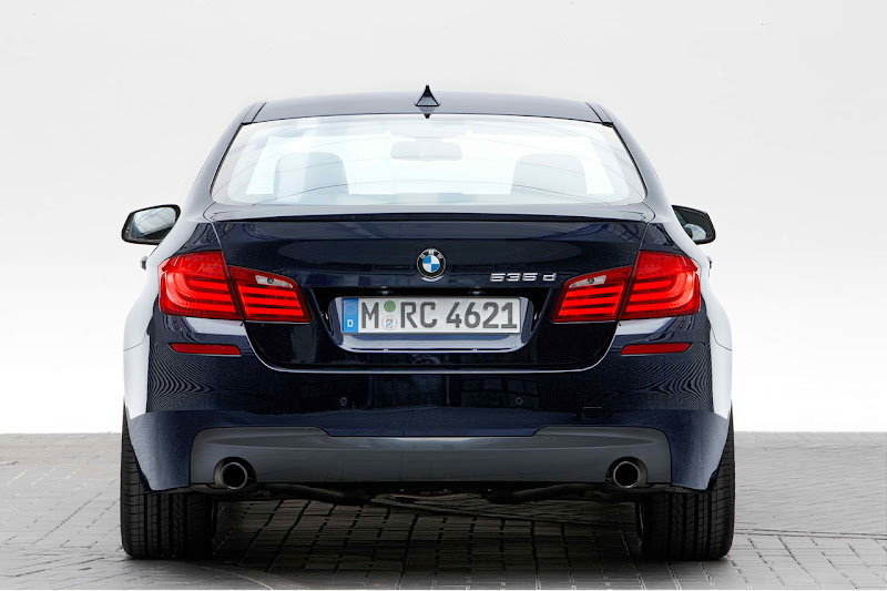2011 BMW 550i M-Sport package Rear View