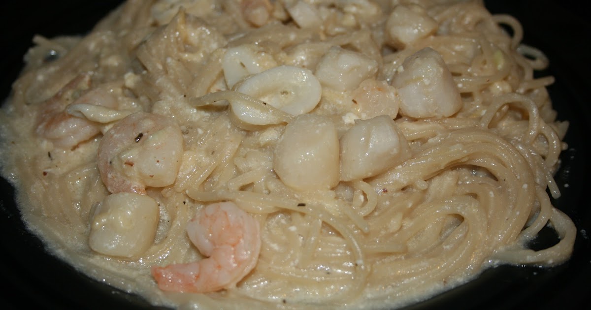 CrockPot Seafood Alfredo Recipe A Year of Slow Cooking