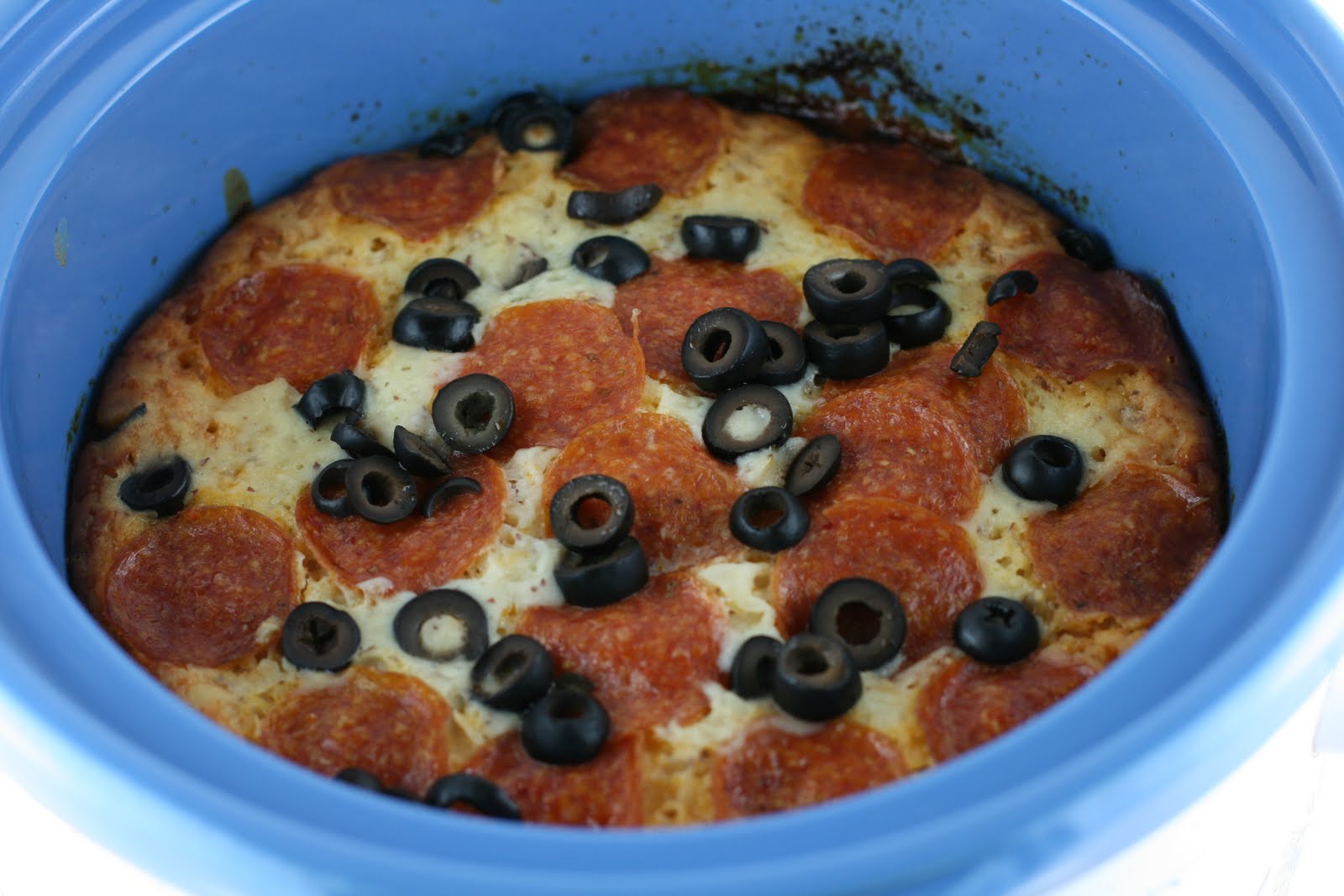 Slow Cooker Puffy Pizza Casserole Recipe A Year of Slow Cooking