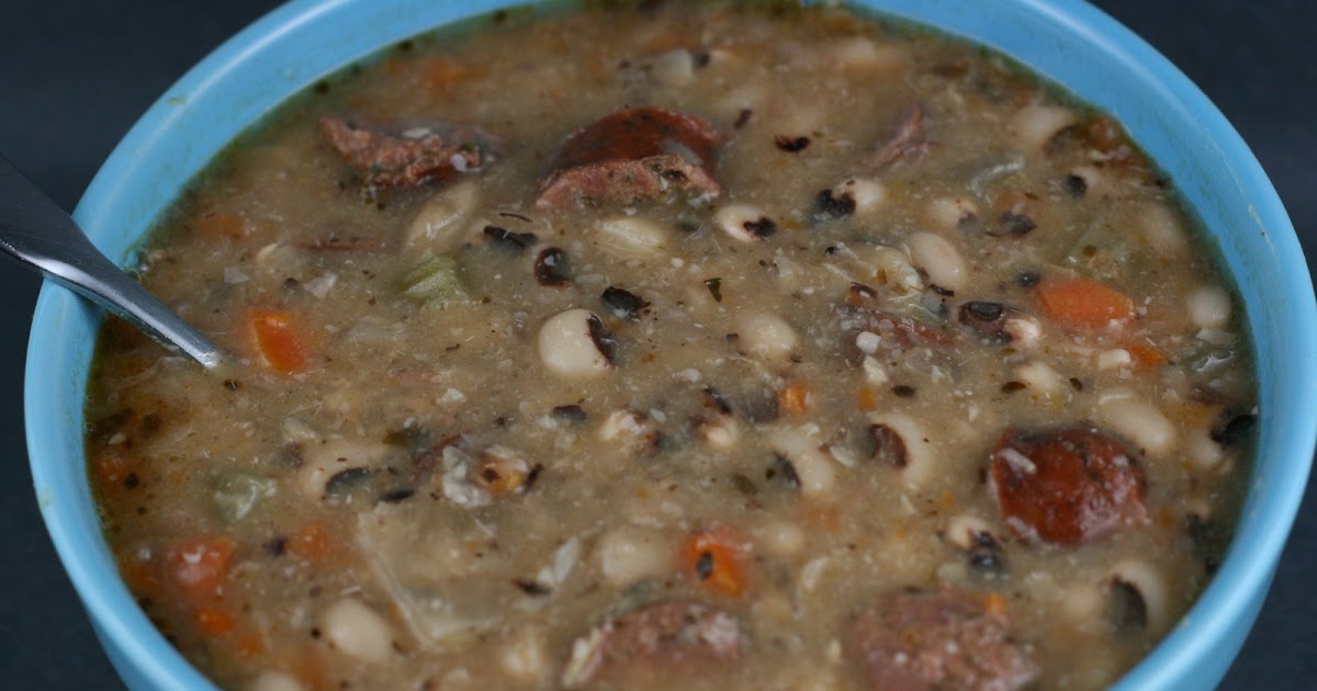 CrockPot Black Eyed Pea Soup A Year of Slow Cooking