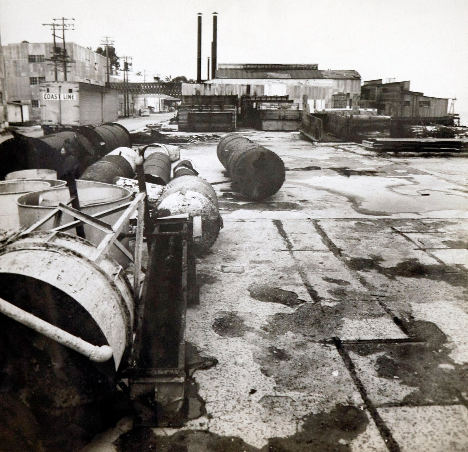 Looking Back at Monterey County Cannery Row, 1954
