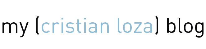 cristian loza >>> blog