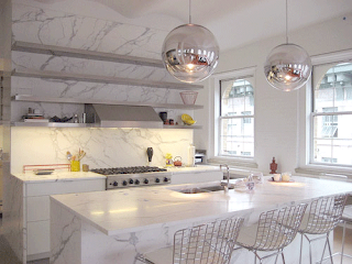 Marble countertops