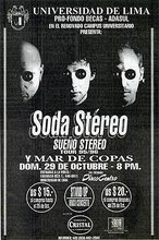 Soda Stereo en Lima 1995