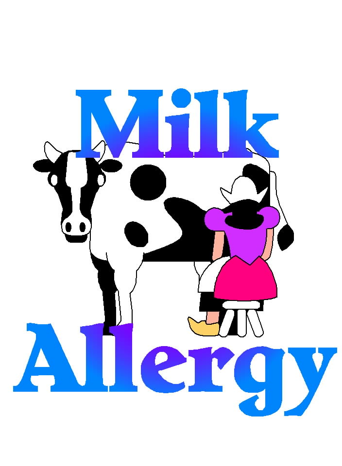 Free Posters and Signs Milk Allergy