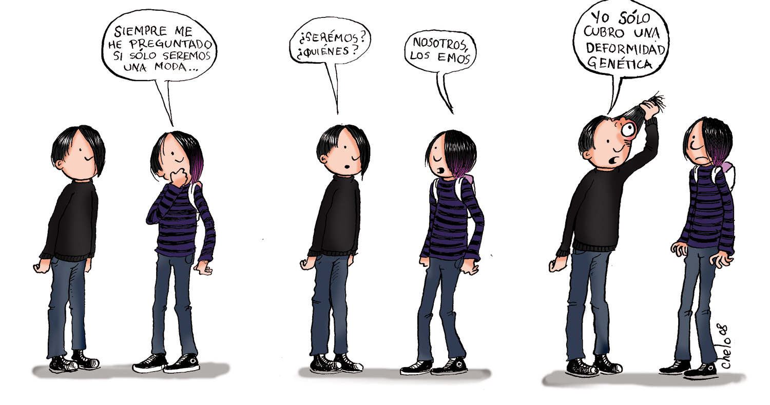 Monos en el ciberespacio: Los emos se hacen preguntas existenciales