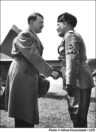 Benito Mussolini e Adolf Hitler