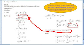 E Learning Matematika Integral Parsial Substitusi