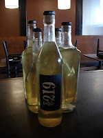 Our Housemade Limoncello (I even slapped on one of our Table 219 concierge wine labels for kicks and giggles!