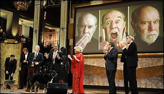 the irony of george carlin being bleeped, posthumously, at awards