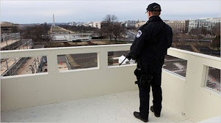 downtown dc becomes the green zone