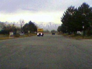 deserted road