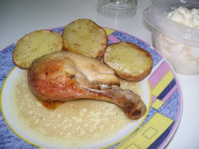 Pollo Al "supositorio"
