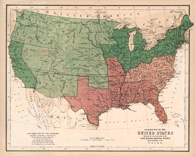 American Territory Map