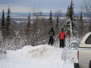 Sledding at Arctic Valley Alaska