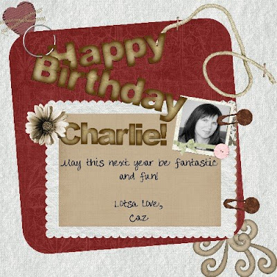 Happy Birthday Charlie