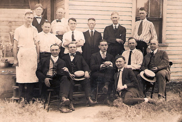 Clyde Wolfe is on the far right, back row.